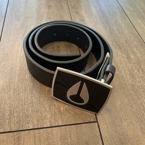 Men’s Black leather Nixon Belt